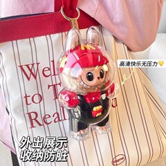 labubu3.0 labubu 透明保護ケース 第三世代保護カバー ベビーウォーキングディスプレイボックス 高価値防塵ケース