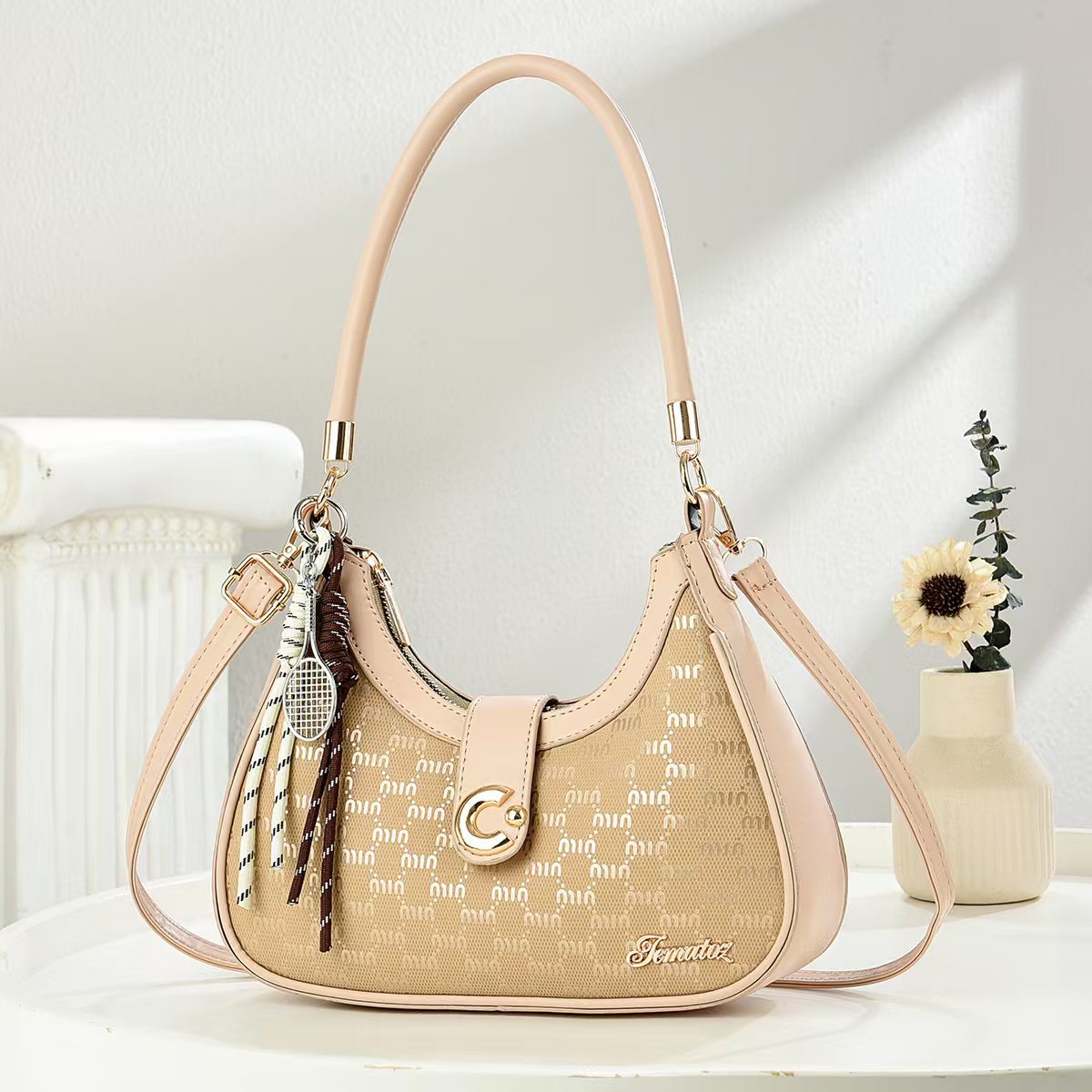 Bolsos de gran capacidad para mujer 2025 nuevo temperamento bolso de mujer de moda europea y americana bolso de viaje de compras de ocio