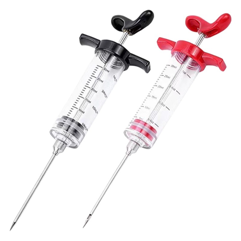 50ml Seasoning Syringe, Turkey Needle, Steak Barbecue Sauce, Marinade, Barbecue Flavoring Syringe, Red Wine Injector