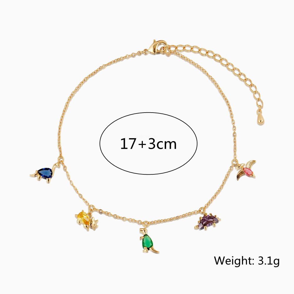 Streetwear Animal Brass Gem Bracelets In Bulk display picture 6