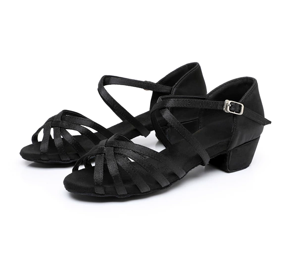 Quiet Black-Five Braid Flat Heel 3.5cm