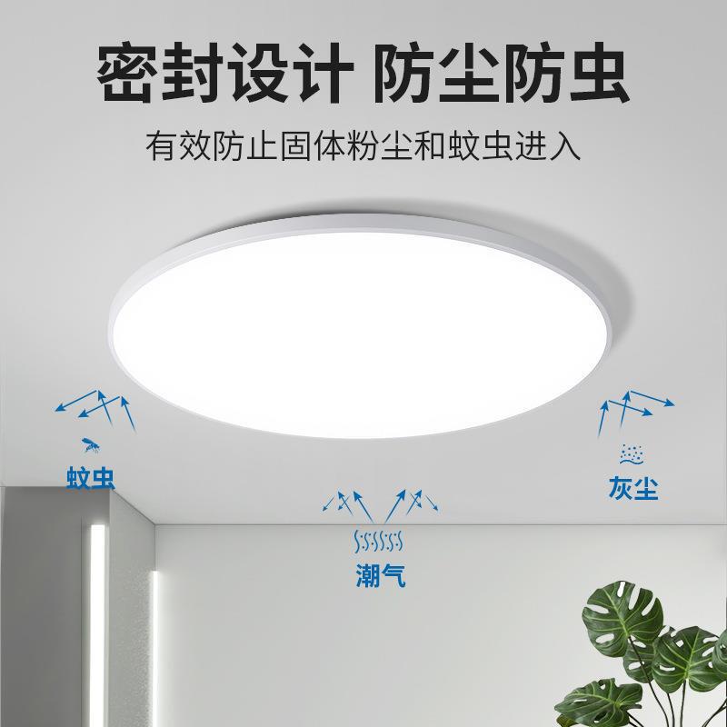 Three-proof Ceiling Lamp Simple Moisture-proof Ant-insect-proof Bathroom Bathroom Balcony Kitchen and Bathroom Lamp Bedroom Aisle and Corridor Lamp