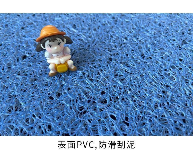 Door Text Creative Silk Circle Floor Mat Dirt Resistant Entrance Door Carpet Door Door Door Door Cuttable Entrance Anti-Slip Mat
