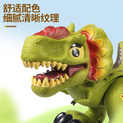Cross-border Soft Plastic Dinosaur Sound and Light Dinosaur Toys Wholesale Moving Tyrannosaurus Rex Children's Toys Dinosaur Boys Gifts