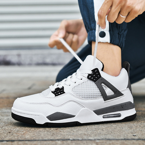 Basketball shoes men's Putian aj4 student shoes cross-border AIR air cushion trendy shoes men's sports shoes basketball