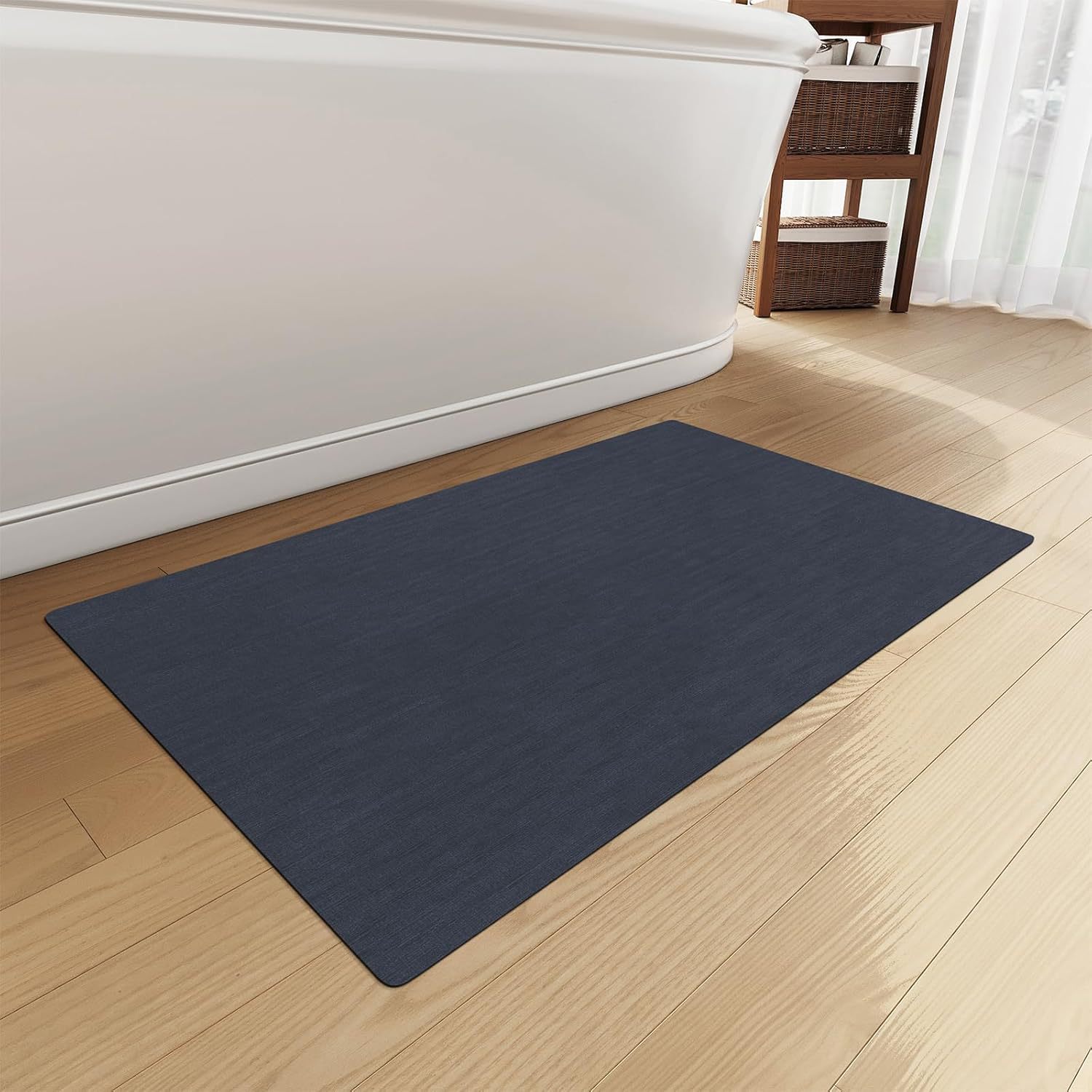 Alfombrilla absorbente de barro de diatomeas Alfombrilla de cocina Alfombrilla de piso antideslizante y antigrasa, lavable, inodoro y desechable Alfombrilla de piso de baño Alfombrilla de piso de secado rápido