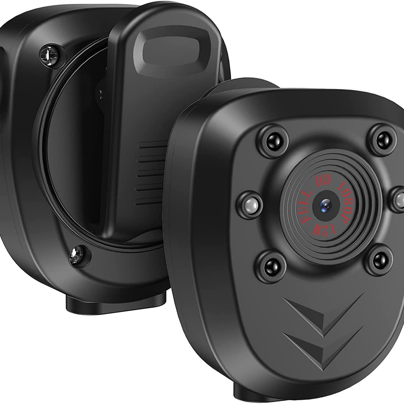 Venta caliente HD 1080p de visión nocturna de nuevo clip de vigilancia todo en uno inteligente de audio y grabación de vídeo de seguridad de la cámara casera