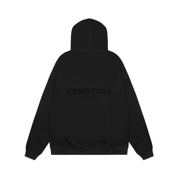 2022SS hooded sweater black letter flocking FOG double line ESSENTIALS tide brand cross-border best selling 1977