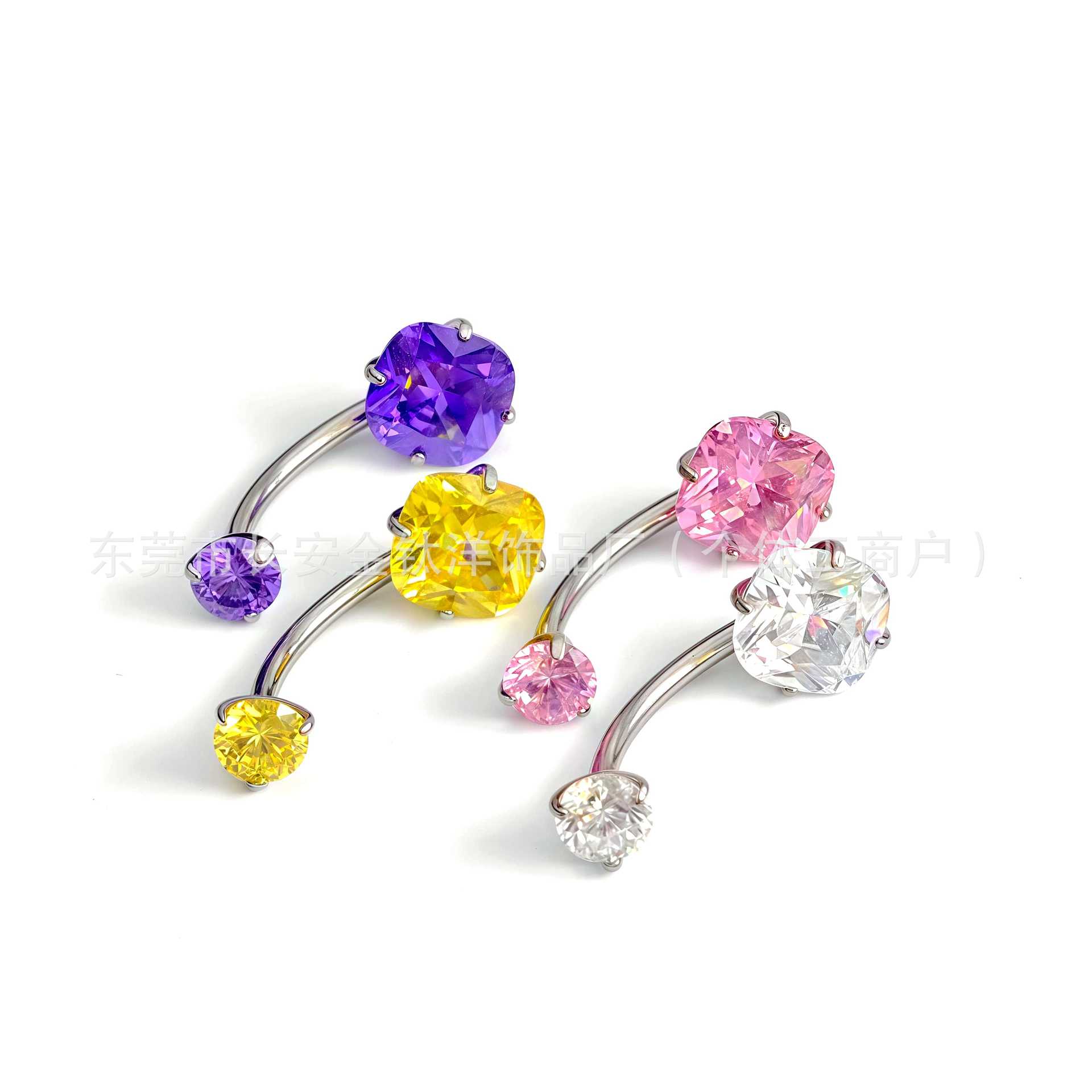 Labret piercing jewelry detail image