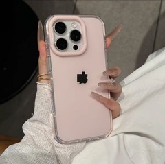 ins网红高颜值磨砂适用苹果15promax手机壳iphone16简约13/14防摔