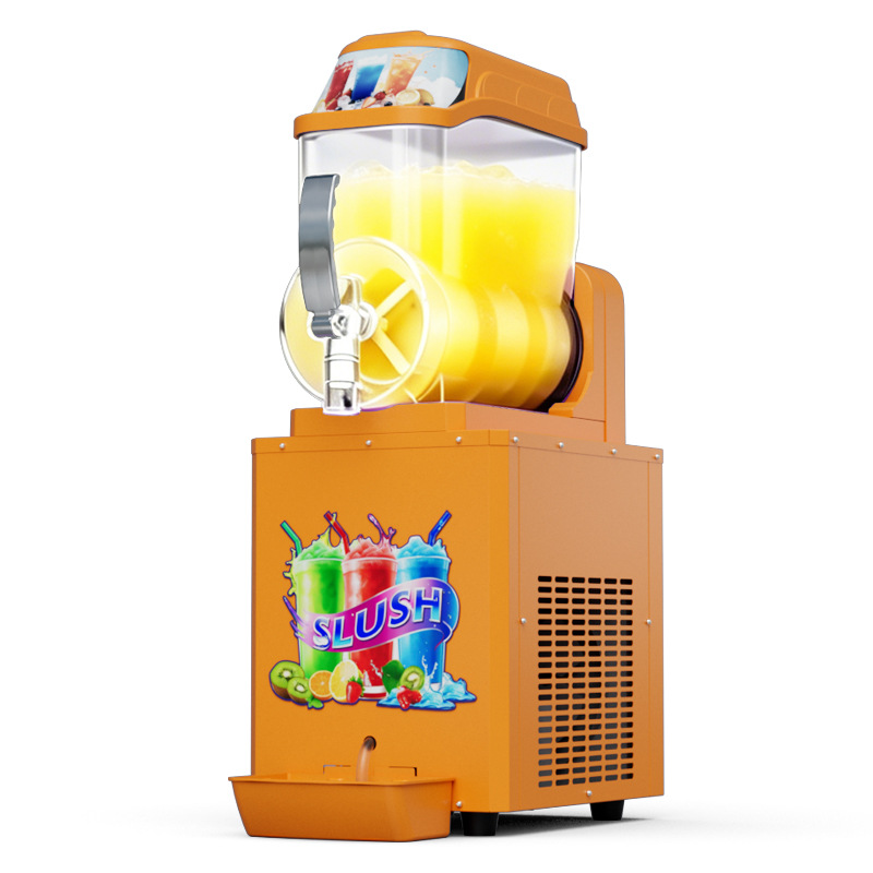 Máquina de Granizados Comercial de un Cilindro, Dos Cilindros, Tres Cilindros, Máquina para Derretir Nieve, Máquina de Smoothies, Máquina de Jugos, Máquina de Bebidas Frías, Máquina de Granizados