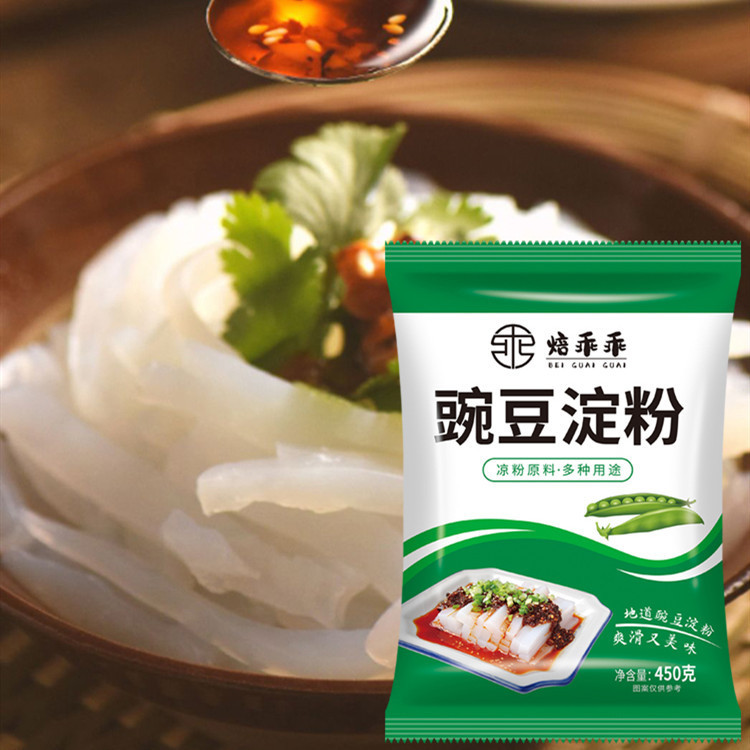 Special Pea Starch for Making Cold Noodles, Homemade Pea Starch for Home Use, Pure Pea Starch from Sichuan for Commercial Use