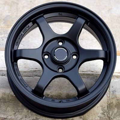 Cloud Realm 14/15/16/ 17inch Wheel Hubs Are Compatible with Seagull, Panda, Bingo, Fit, Swift, Mini, Wuling Light (Hub) - 14x55j-te37-matte-black-with-4-holes-and-5-holes