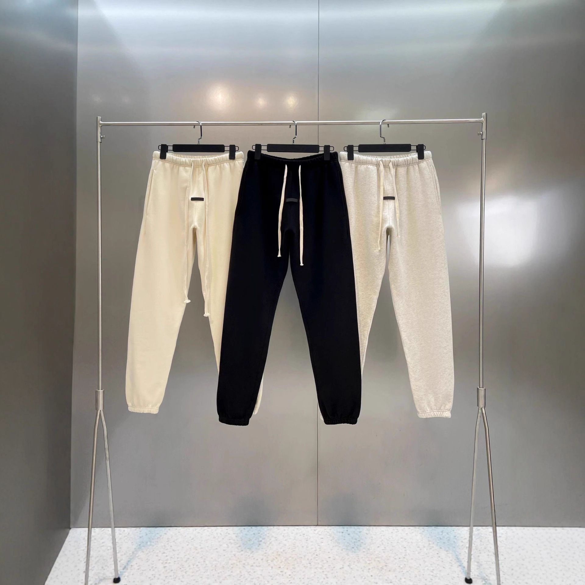 Autumn and Winter High Street Loose Casual Pants, Clean Version, Trendy Brand, Same Style for Men and Women, Casual Sports Fleece-Lined Leggings, Trendy