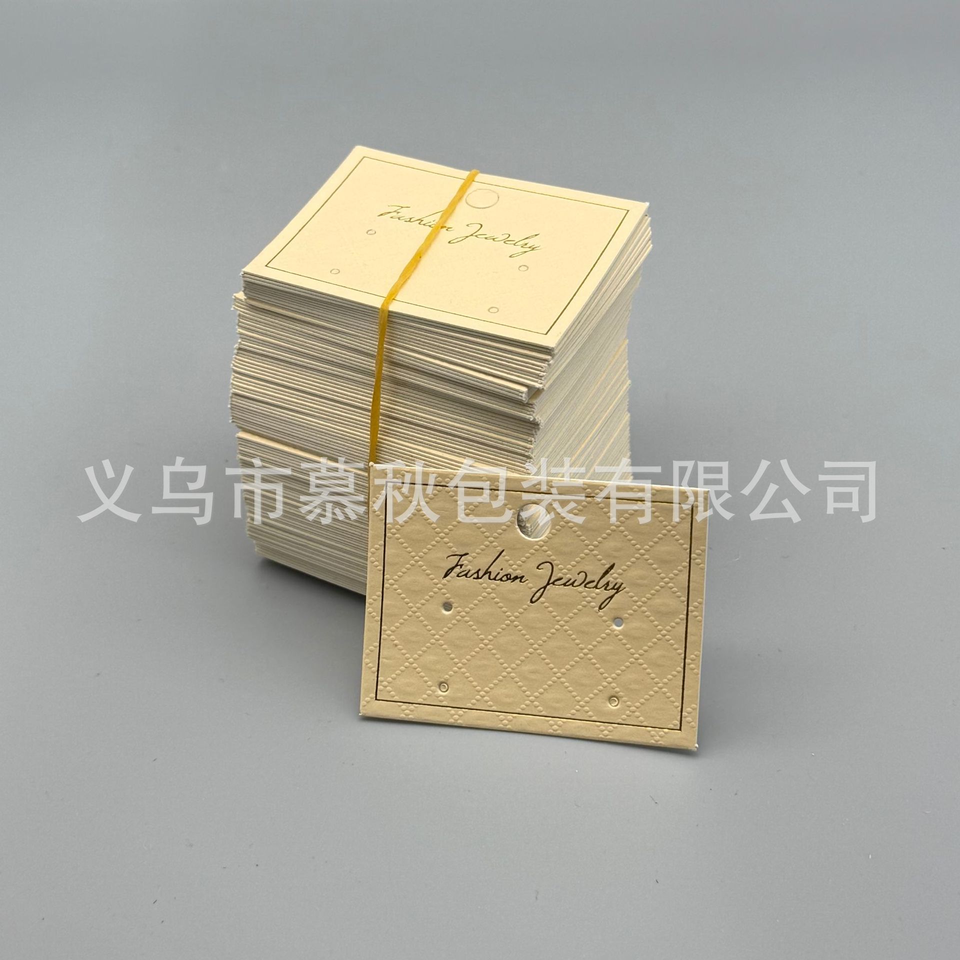 Tarjetas de joyería de textura espesa pendientes collares tarjetas de papel de visualización universal tarjetas de embalaje de auriculares de viento minimalistas
