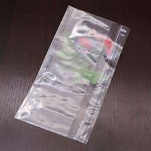 厂家定制高透2格自粘袋PE格子分区塑料袋空白软膜玩具配件10连袋