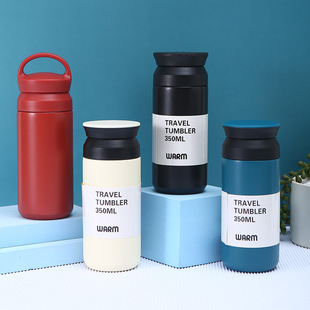 New Japanese Style Style Ins Style Harajuku Cup 304 Stainless Steel Thermos Cup for Men and Women Gift Water Cup Portable Coffee Cup