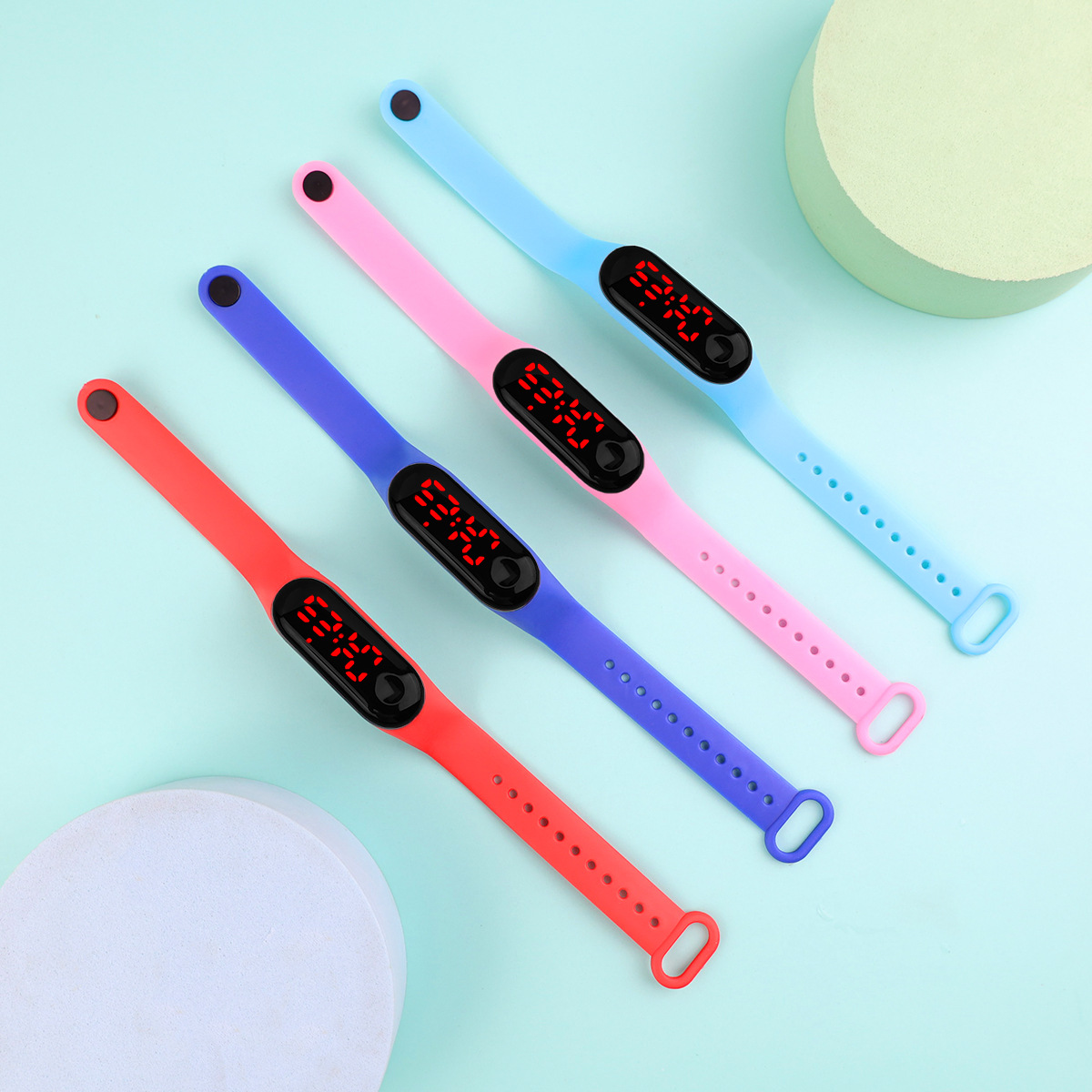 Factory Wholesale Student Led Bracelet Watch, Fashionable Casual Sports Luminous Touch Screen Waterproof Gift Promotional Watch