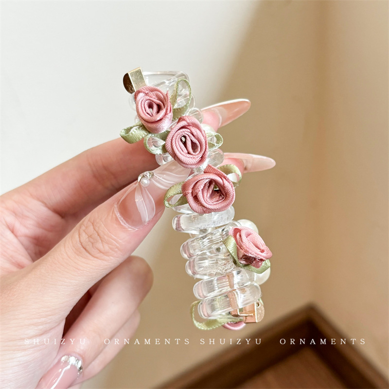 Línea telefónica con lazo, anillo para el cabello, tocado, nueva trenza de burbujas, cuerda para el cabello trenzada, alta elasticidad, sin dañar el cabello, cuerda para atar, banda de goma femenina