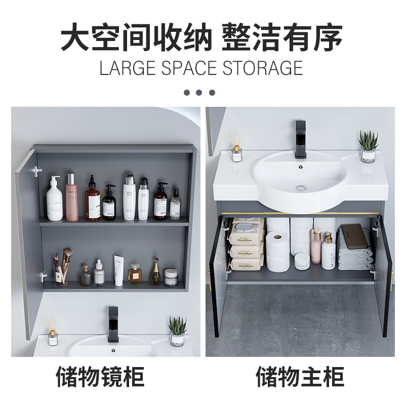 gabinete de baño tipo pared tipo casa pequeña combinación cerámica lavabo transfronterizo lavabo simple lavabo lavabo pequeño tamaño lavabo