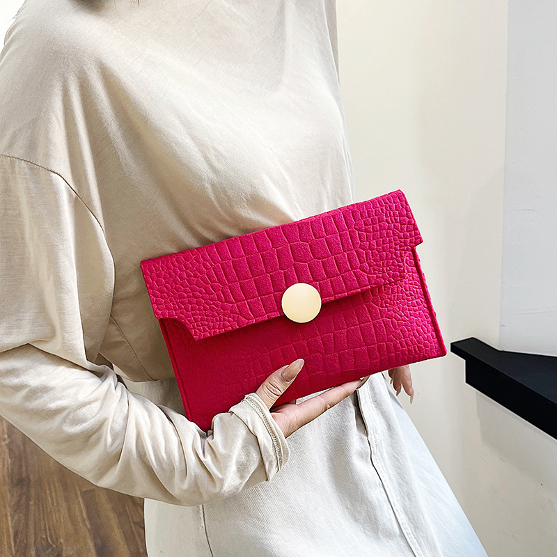 Casual simple bolso de sobre casual bolso de mujer de moda retro bolso de embrague 2023 verano nuevo estilo occidental de moda bolso de mujer