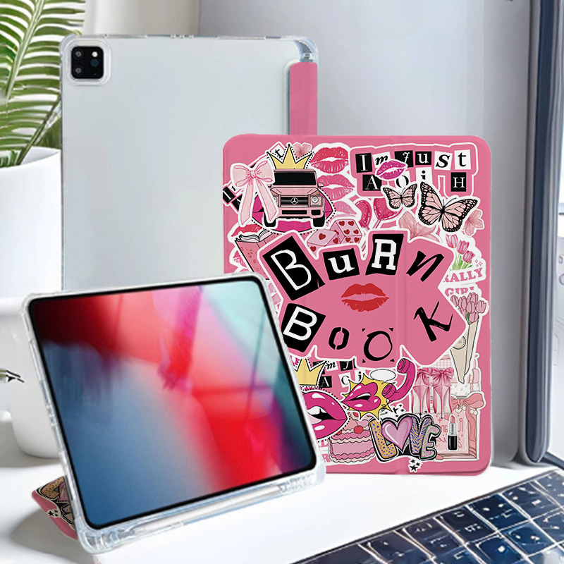 Suitable for Apple iPad Protective Case, Matte Anti-Drop, Creative Pattern, 10Th Generation Protective Case with Pen Slot, Magnetic Suction, Anti-Drop