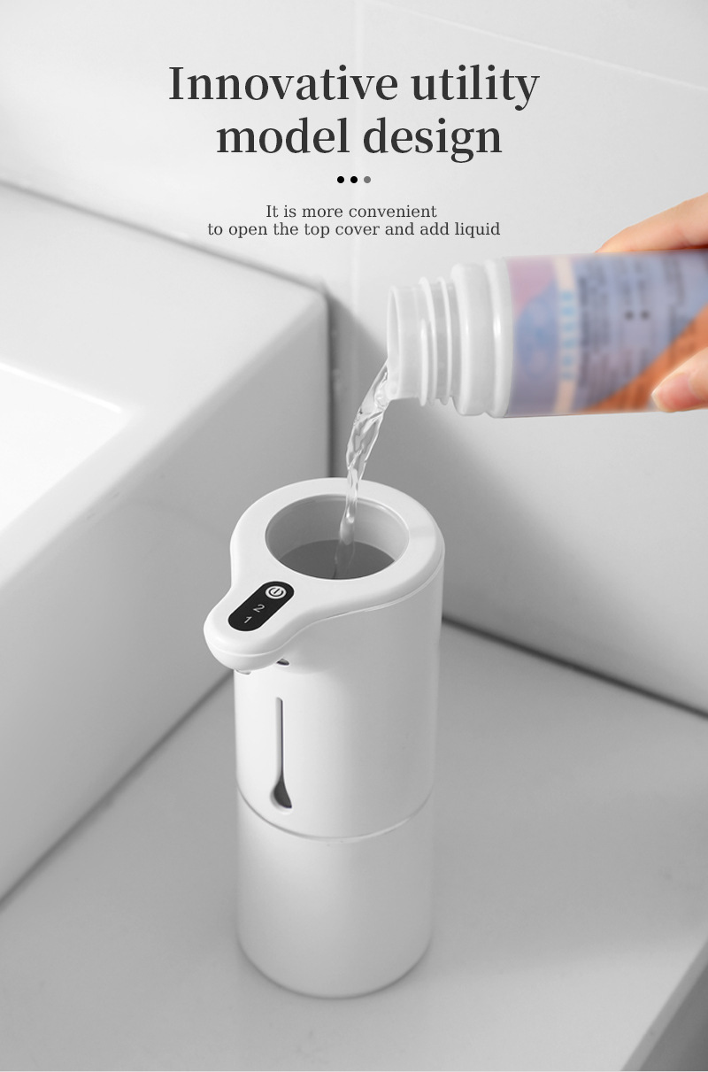 Automatic induction foam mobile phone washing smart soap dispenser automatic induction foam mobile phone washing wall-mounted hand sanitizer machine_voghion.com