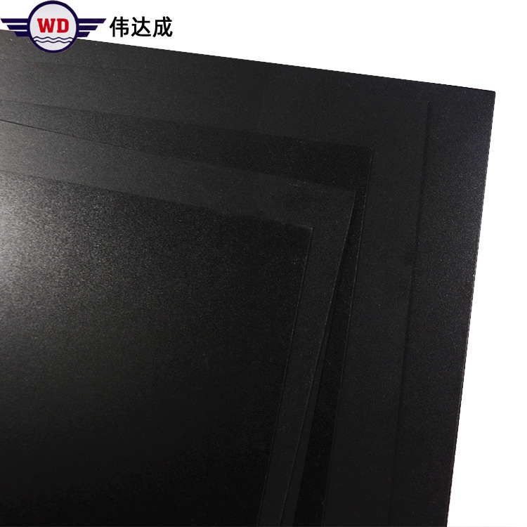 PVC哑黑磨砂板全新料仿新料垫片PVC黑色硬胶片电子书内衬支撑板