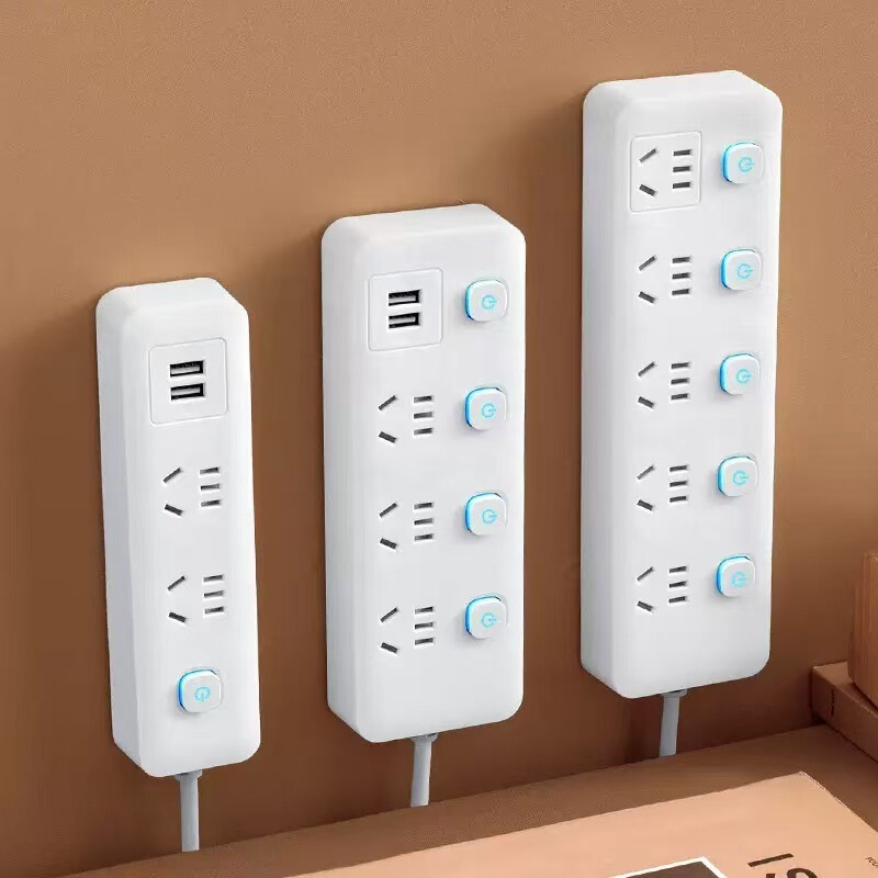 Mimi-Style Power Strip Socket for Home and Dormitory Use, with Cable and USB Converter Board, Pure Copper, Wholesale from Supermarket Mimi-Style Power Strip Socket for Home and Dormitory Use, with Cable and USB Converter Board, Pure Copper, Wholesale from Supermarket