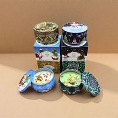 东南亚爆款香薰蜡烛生日伴手礼家用室内香熏蜡烛持久清新空气摆件