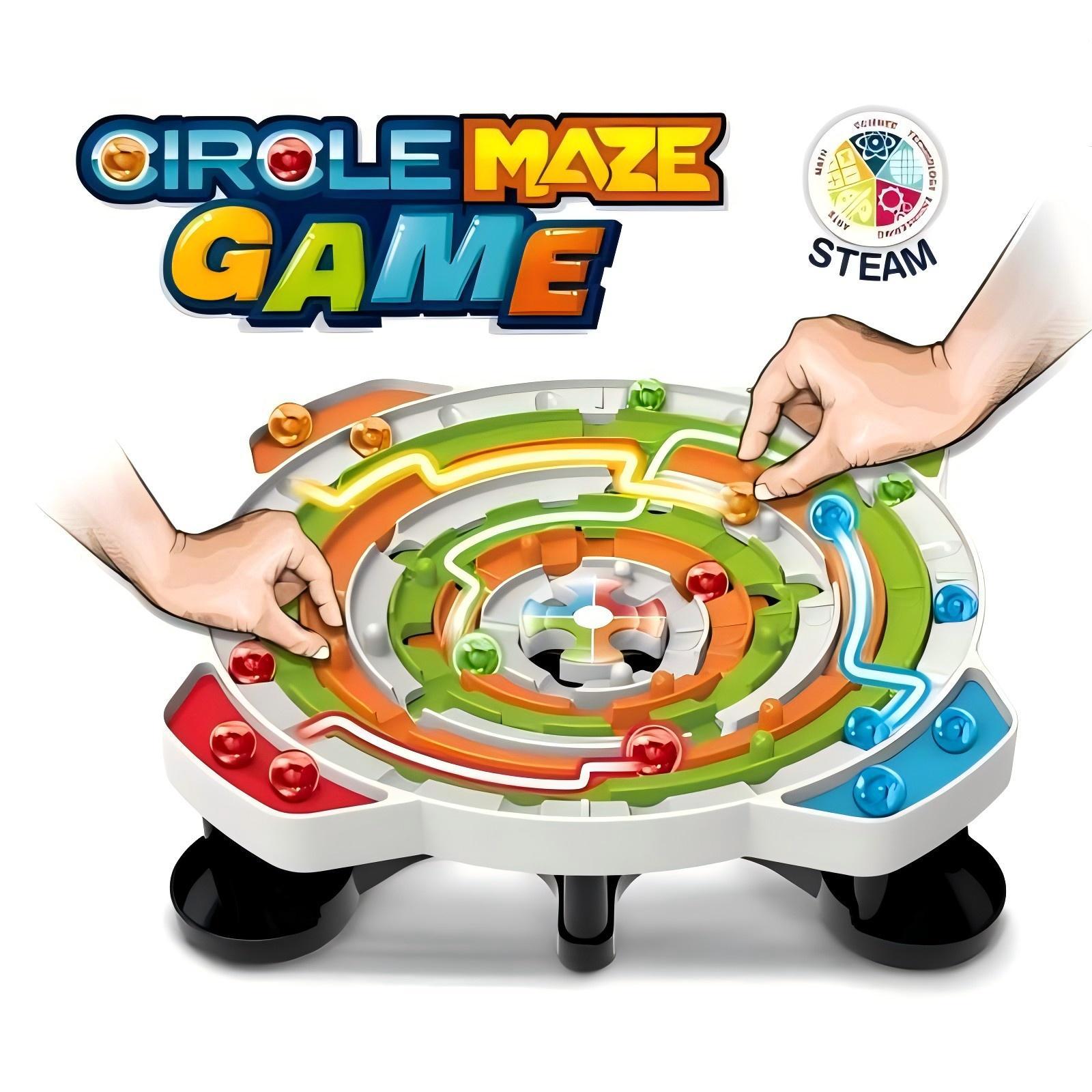 Cross-border round ball game entertainment game turntable alphabet game strategy chessboard logical thinking training toys