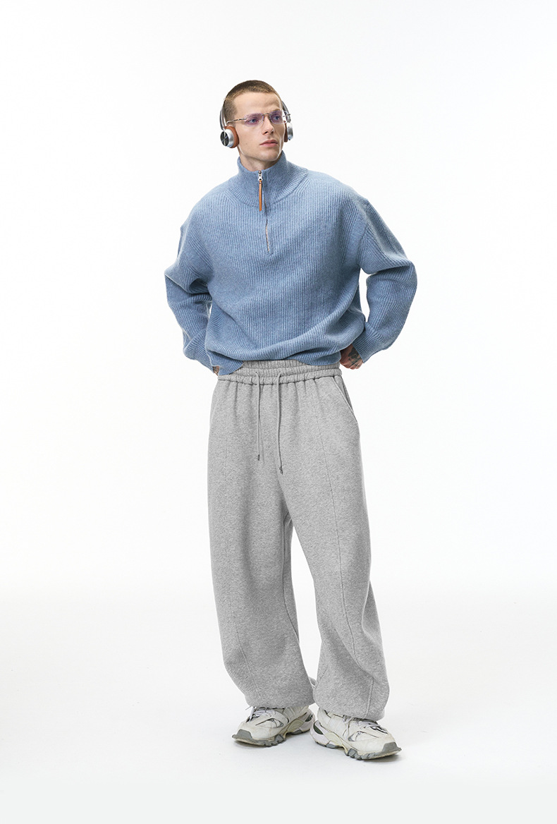 Leggings Blade 26 Printemps et Été Nouveau Pantalon de survêtement décontracté en polaire à jambes larges_voghion.com