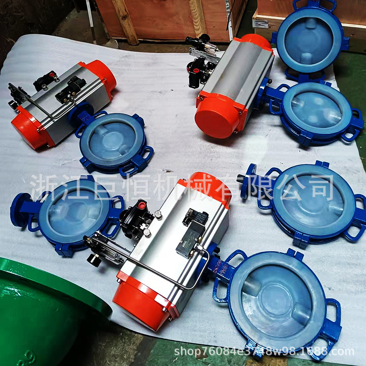 浙江厂家直销D671F46气动全衬氟对夹蝶阀 防腐蚀钢衬四氟蝶阀