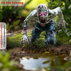 ハロウィンアクリルクロスボーダー新しいホラースクワットゾンビガーデン鉢植え装飾カード中庭芝生