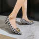 Pointed small fragrant wind single shoes for women in 2023 spring new middle heel high heels French evening wind commuting small size women's shoes 31