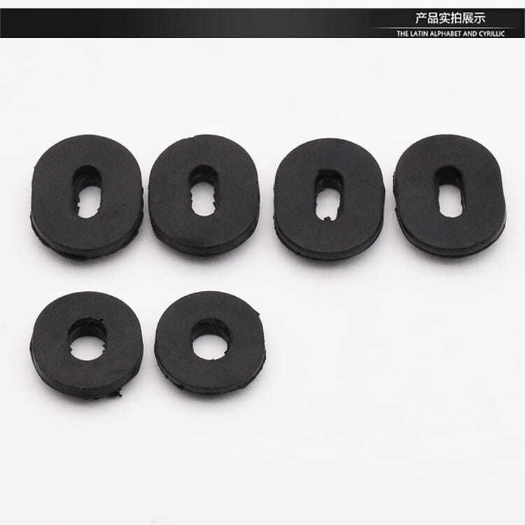 Motocicleta cubierta lateral almohadilla de goma ZJ CGWY 125GS / GN125 fijo anillo de goma parachoques accesorios de goma cubierta lateral