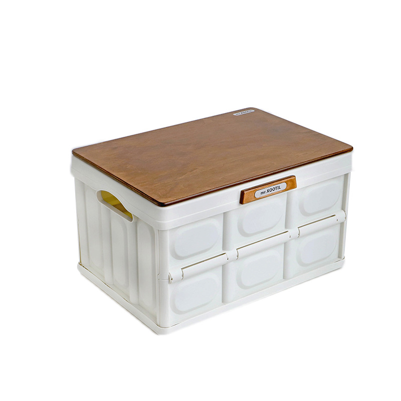 Caja blanca roja marrón tablero grande