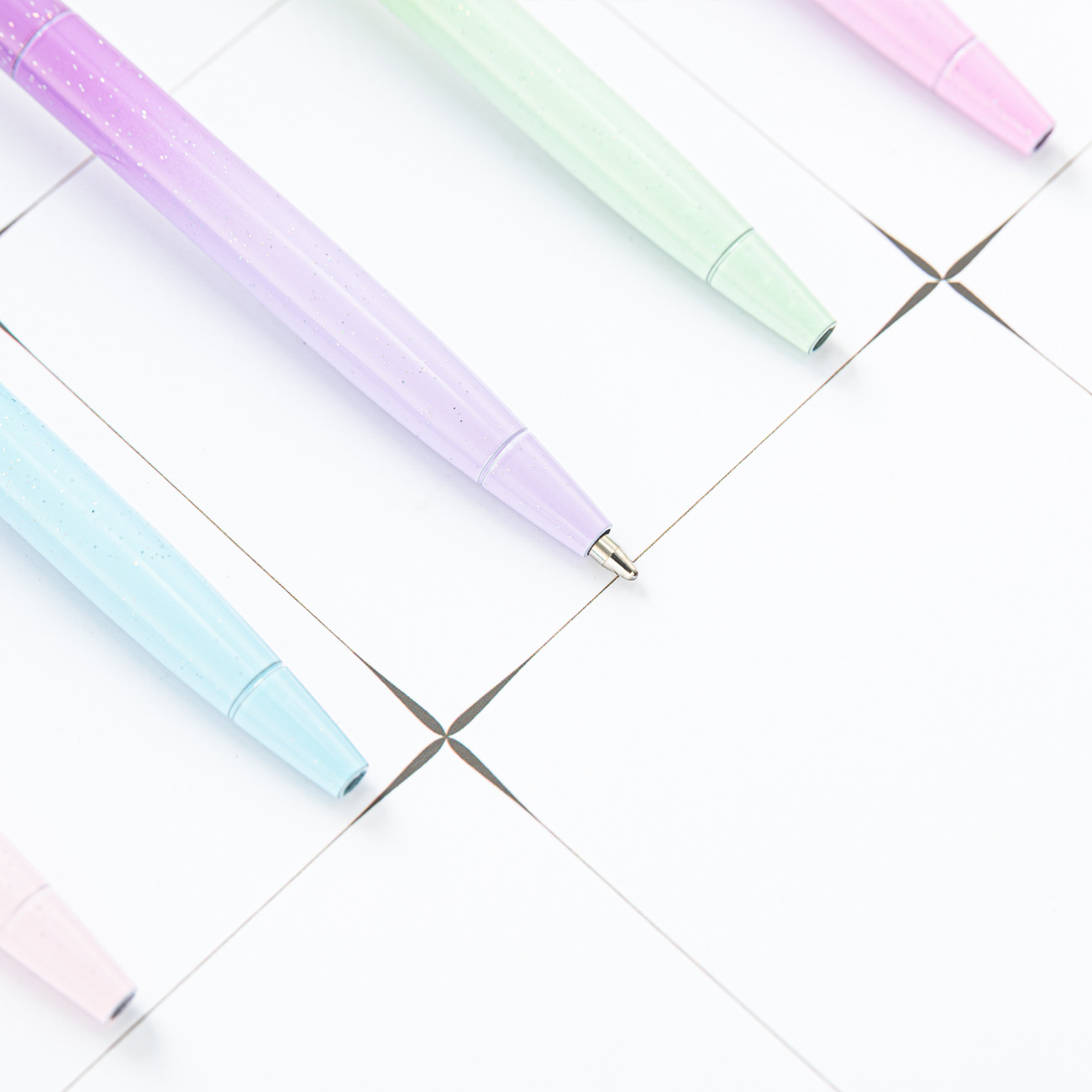 Gradiente creativo color pequeño diamante bolígrafo venta al por mayor Oficina papelería regalo publicidad pluma Impresión logotipo diamante pluma