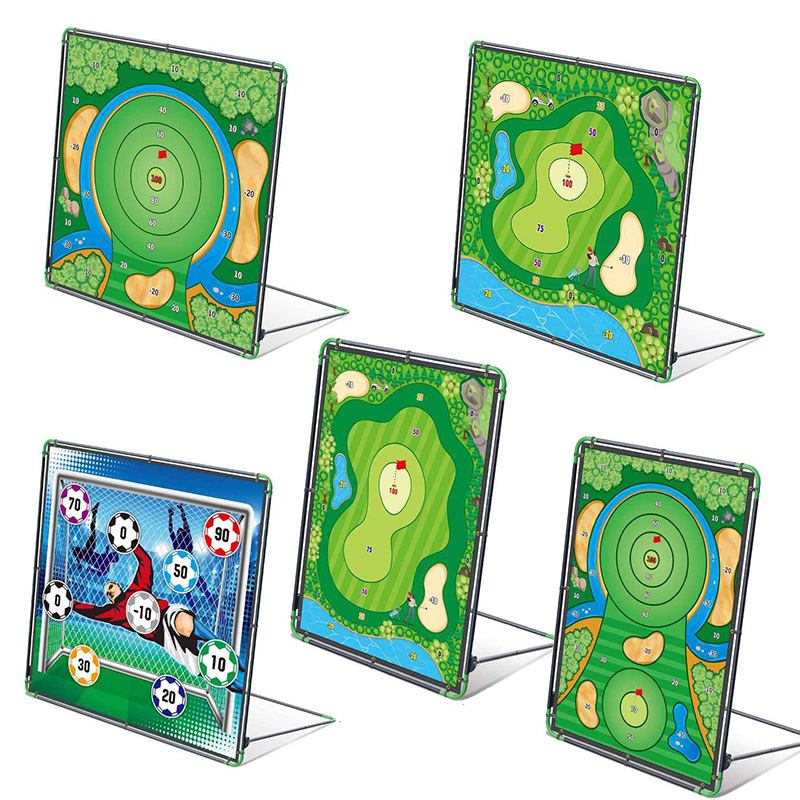 Niños indoor al aire libre juego de golf juego de lanzamiento juego de objetivos mat juguetes deportivos ociosos transfronterizos