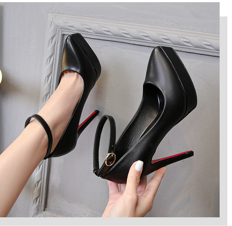 Women's Sexy Solid Color Point Toe Pumps display picture 4