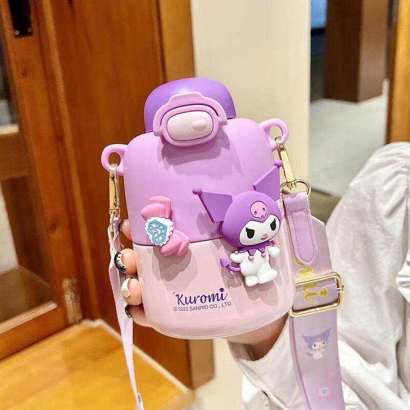 三丽鸥库洛米保温杯儿童新款水杯女生高颜值便携保温水壶生日礼物|undefined
