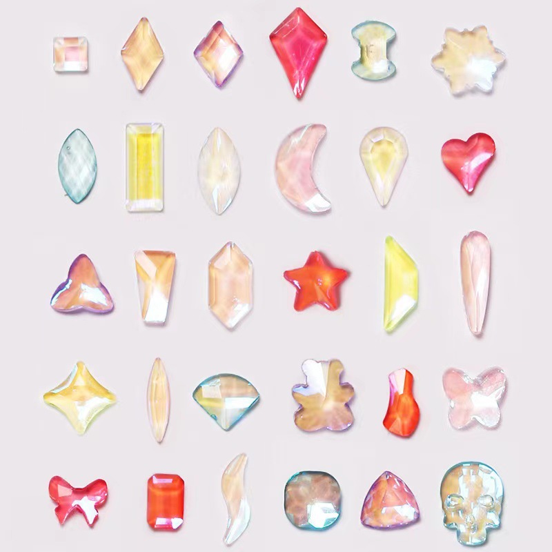 Red ultra brillante taladro de uñas mini taladro plano pequeño ultra brillante lago azul azul pálido joyería taladro de uñas blanco