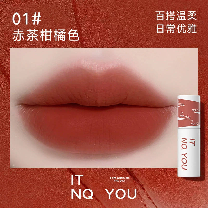 Matte lipstick, lip gloss, translucent shading
