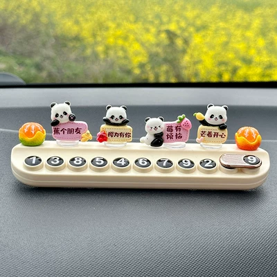 Moving Car Ornament, Nömrəli dayanma kartı