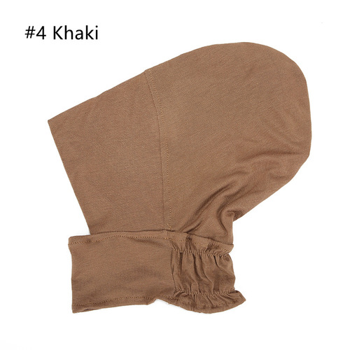 Malaysia Modulus Stretch Elastic Neck Cover Base Hat Sports Headband Solid Color Scarf Inner Head Protection