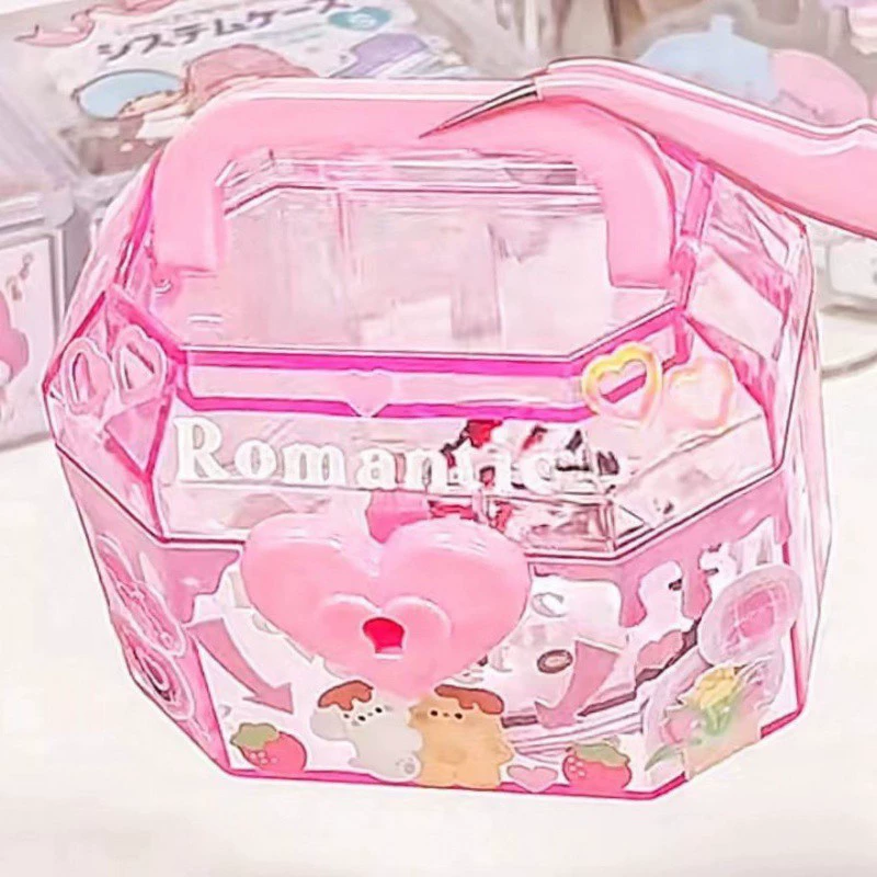 High quality small cute банка для хранения, sticker, storage system, DIY