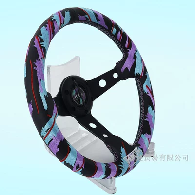 Hks Embroidery Large Concave Racing – Steering wheel