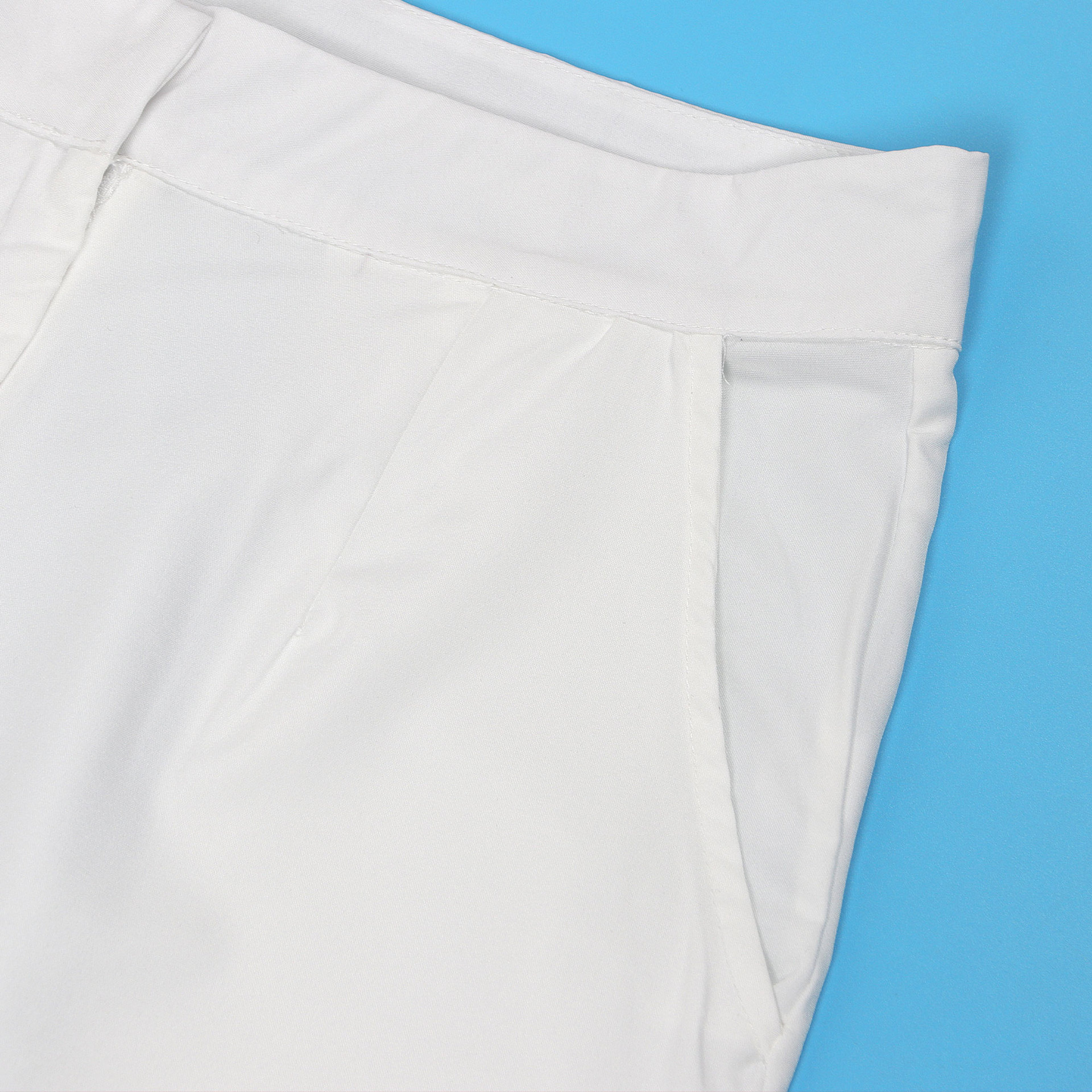 Ensemble deux pièces pantalon large coupe slim à une épaule imprimé pour femme_voghion.com