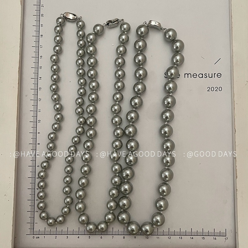 Einfacher Stil Geometrisch Imitationsperle Perlen Polieren Frau Halskette display picture 1