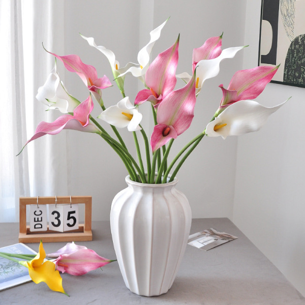 (Cross-border trading), realistic plastic calla lilies, home decor, photo shoot props